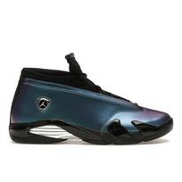Air Jordan 14 Retro Low Love Letter moteriški sportbačiai, mineralinės-žalsvai mėlynos-metalinės-sidabrinės spalvos, DH4121-300 36.5 black