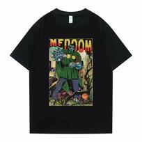Dainininkė Mf Doom Madlib Madvillain Dvipusiai grafiniai marškinėliai Unisex laisvi hip-hop marškinėliai Unisex moteriški vilnos medvilniniai marškinėliai 4XL
