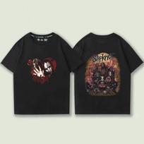 Slipknots Heavy Unisextal Band marginti marškinėliai Unisexs medvilniniai marškinėliai Music Graphic marškinėliai Harajuku Streetwear Oversized marškinėliai Unisex 4XL