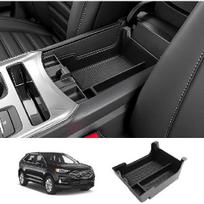 for 2023 2024 Ford Edge Center Console Organizer 2024 Ford Edge porankių laikymo dėžė 2021-2024 Ford Edge porankių organizatoriaus įdėklo dėklo porankio konsolė juoda