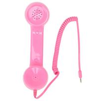 Retro telefono ragelis daugiafunkcis apsaugotas nuo radiacijos rankinis mobiliojo telefono imtuvas mobiliesiems telefonams Com Pink