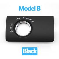 Automobilio interjero priedai Priekinio žibinto jungiklio apdailos dangtelis, skirtas Benz W164 X164 ML GL 300 350 450 500 2005-2011 W164 Model B Black