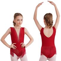 Vaikai šoka ritminės gimnastikos triko Mergaičių blizgūs kalnų krištolo kutai Varžybinis pasirodymo kostiumas 5-6 Years bordinė