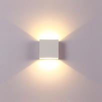 1vnt LED sieniniai šviestuvai 6W modernus vidinis sieninis šviestuvas aukštyn žemyn sieninio montavimo šviestuvai, skirti svetainės prieškambario miegamojo dekoravimui balta