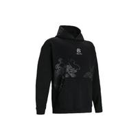 Under Armour X Bruce Lee Collaboration UA Spring Collection Future Dragon Printed Basketball Hoodie Men hoodies Black 1385303-001 M