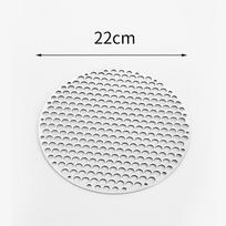 Apvalus nerūdijančio plieno grotelių tinklas orkaitei, viryklei, keptuvei, kepsninės stovui, maisto gaminimui 20CM