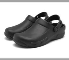 WAKO užmaunami šefo batai: Vandeniui ir aliejui atsparūs, neslystantys virtuvei, viešbučiui, restoranui - unisex darbo batai 9031. 9018, size 44