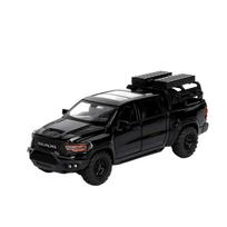 1/32 mastelio DODGE Mammoth 1000 TRX lydinio pikapo modelis, lieto metalo bekelės transporto priemonės modelis, garso ir šviesos simuliacija, žaislas vaikams, dovana juoda