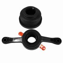 Greito atleidimo stebulės sparninė veržlė Ratų balansavimo įrankis Padangų keitimo įrankis(Sriegio skersmuo. 36mm, Žingsnis 3mm) juoda