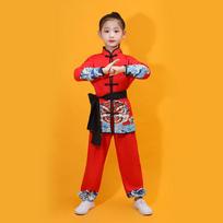 Kinų Kung Fu Uniforma Berniukui Vaikams Atlieka Wushu Rinkinius Berniuko Apykaklė Marškiniai ilgomis rankovėmis + Kelnės Tai Chi Dviejų dalių Rinkinys 160