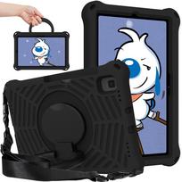 Samsung Galaxy Tab A7 10,4 colio 2020 2022 SM-T500 SM-T503 SM-T505 SM-T509 dėklas EVA vaikams saugus žiedas smūgiams atsparus peties dirželis stovas planšetinio kompiuterio dangtelis Tab A7 10.4 2020 juoda