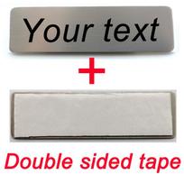 70*20MM Individualizuotas Sagės Smeigtukas Personalizuokite Graviruokite Savo Tekstą Logotipą Verslo ID Plokštelė Plieno Metalo Pašto Dėžutės Pašto Dėžutės Žyma Vardinės Ženkliukai Send name to seller