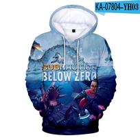 Subnautica Below Zero 3D spausdinti džemperiai žaidimo džemperis vyrams moterims mados džemperis užtraukiamas gatvės drabužiai viršūnės didelio dydžio sportinis kostiumas S