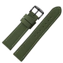 18mm 20mm 22mm Universalus drobės nailono laikrodžio dirželis atsparus vandeniui dirželis išmaniajam laikrodžiui Casio Longines citizen Tissot Seiko 19mm 21mm 23mm 24mm 20mm