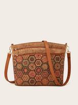 2025 Women's Ethnic Retro Shoulder Messenger Bags with Unique Bark Design