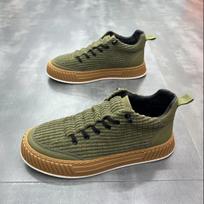 Platforminiai vyriški sportbačiai Lengvi vyriški batai Kvėpuojantys drobės laisvalaikio batai 2024 Nauji bėgimo sportiniai batai vyrams Zapatillas Lona 39 žalia