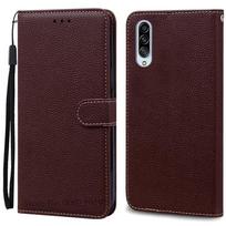 Samsung Galaxy A90 5G dėklas Knygos stiliaus Kortelių laikiklis Odinė piniginė Atverčiamas dangtelis Samsung Galaxy A90 5G dėklui Telefonų dėklai for Samsung A90 5G kava