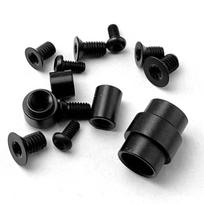 1 rinkinys Peilio varžtai Titano lydinio varžtai skirti Spyderc C81 sulankstomam kišeniniam peiliui „pasidaryk pats“ priedai Atsarginės dalys 1 Set juoda