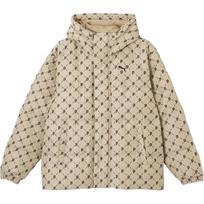 Puma Logo Hooded Fashion Comfortable Down Jacket Unisex Outerwear Camel 685319-84 XL beige