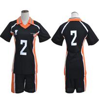 Haikyuu!! Karasuno vidurinės mokyklos tinklinio komandos Cosplay marškinėliai ir uniforma Double Extra Large