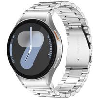 Suderinamas plieninis dirželis Samsung Watch 4/5/6/7 - Verslo stiliaus trijų karoliukų For Samsung Watch 4/5/6/7 sidabras