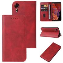 Odinis telefono dėklas su magnetiniu užsegimu Samsung Galaxy Xcover 5 For Samsung Galaxy Xcover 5 raudona
