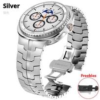 Titano dirželis be tarpų Samsung Galaxy Watch 8 Classic 46mm apyrankė prabangi metalinė apyrankė Galaxy Watch 8 44mm 40mm dirželis Galaxy 8 Classic 46mm sidabras