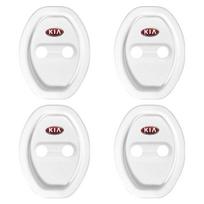 4 vnt. Automobilio durų stabdiklio dangtelis Durų užrakto apsauginiai dangteliai Automobilio prekės KIA Sportage Ceed Rio 3 4 k2 k3 k4 k5 k6 K7 K8 Picanto Sorento Optima KIA balta