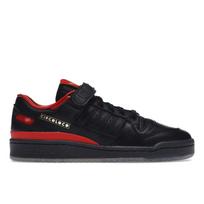 „Circoloco x adidas Forum Low“ bendruomenės ir įtraukimo unisex sportbačiai, juodi, ryškiai juodi ir raudoni, HQ3618 36