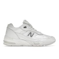 New Balance 991 Pagaminta Anglijoje Triple White Vyriški sportbačiai Pilki M991TW 41.5