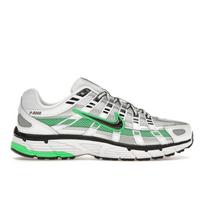 Nike P-6000 Balti Pavasarinės Žalumos Unisex Sportbačiai Metalizuoti Sidabriniai Juodi CD6404-104 40.5