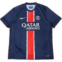 Nike Paris Saint-Germain 2024/25 Stadiono Namų Replica Marškinėliai Vidurnakčio Mėlynumo/Balti Unisex Streetwear FN8795-411 M