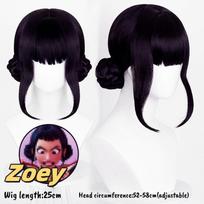 Filmo Kpop Cosplay Perukas Mira Rumi Zoey Demonų Medžiotojai Violetinis Juodas Raudonas Ilgi Plaukai Karščiui Atsparūs Sintetiniai Perukai Karnavalo Rekvizitai as the picture-One Size