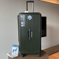 Ypač didelis antibakterinis 5 ratukų lagaminas su kombinuotu užraktu 20-inch Cabin tamsiai žalia spalva