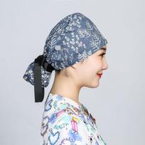 Reguliuojama medvilninė chirurginė kepurė moterims - ilgiems plaukams, po gimdymo, medicininiam naudojimui Adjustable