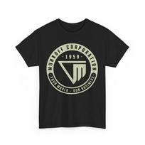 Murkoff Corporation emblema Unisex marškinėliai. Outlast vaizdo žaidimas. Murkoff. Bandymai. 2XL