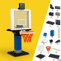 NEW Scene Basketball Court Hoop Campus Cage Sports KOBES Meeting Field Street Community Stands Building Blocks Model Sets Bricks
