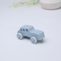 Montessori Kūdikio Švietimo Silikoniniai Statybiniai Blokeliai Automobilis Silikoninė Greitosios Medicinos Pagalbos Žaislas Statybiniai Blokeliai Kūdikiams Žaislai Be BPA šviesiai mėlyna spalva