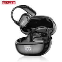 Naujos belaidės ausinės Lenovo ERAZER XT66 Pro OWS Bluetooth 5.4 ausinės 13 valandų ilgas veikimo laikas ekranas juoda