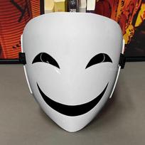 Glowing Jet Black Hiruko Kagetane Full Face Mask for Halloween