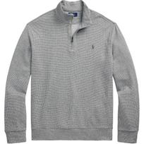 Polo Ralph Lauren Cotton Blend Plain Knit Houndstooth Pullover Sweatshirt Men sweatshirt 710964524-001 XL