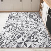 PVC virtuvės kilimėlis vandeniui atsparus neslystantis grindų kilimėlis atsparus aliejui namų dekoravimo kilimas vinilo odos kojų kilimėliai Alfombra Pvc Cocina 1pc 50x80cm