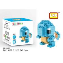 Kawaii LNO Pokemono Mikro Statybiniai Blokeliai Snorlax Blastoise Gengar Charmander Bulbasaur Pikachu Mini Plytelių Figūrėlės Vaikams Žaislai No Box
