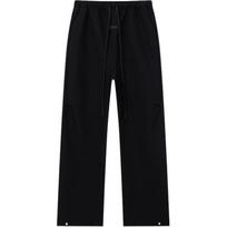 Fear of God Essentials Poliesterio tvilo darbo kelnės, juodos spalvos, vyriškos, apatinė dalis 130SP258190F S black