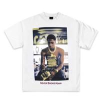 Youngboy Vintage Never Broke Again Grafiniai Marškinėliai Aukščiausios Kokybės Sunkūs MASA Marškiniai Vyriški Streetwear Harajuku Y2K Viršutiniai Drabužiai S