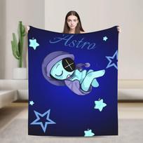 Dandys World Astro Miego Šiltos Minkštos Antklodės Dekoratyvinis Pliušinis Mėtomasis Antklodė Juokingas Namų Dekoras Flanelinis Lovatiesė Sofos Lovo Dangalas 30x40in