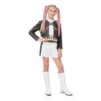Vaikų Helovino Demonų Medžiotojų Kostiumas Spektakliams Cosplay Apranga Šokių Scenai Vaidmeniui 130cm F