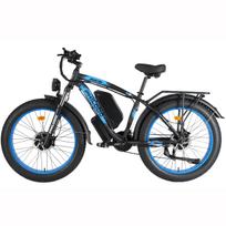 PHILODO H8 Visureigis Elektrinis Dviratis 48V26Ah Baterija 3000W Variklis Dvigubas Variklis 26 Colių Plačios Padangos 150KG Apkrova E-Kalnų Dviratis Suaugusiems Su Priekaba mėlyna