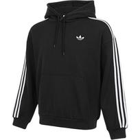 Adidas Originalus 3S gobtuvas dryžuotas megztinis ilgomis rankovėmis džemperis vyrams viršūnės juodas KG3903 2XL