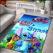 Animacinis Anime Stitch Svetainės Kilimas Figūrėlė Miegamojo Grindų Kilimėliai Vaikų Žaidimų Kilimėlis Virtuvės Vonios Neslystantis Kilimėlis 40cm x 60cm